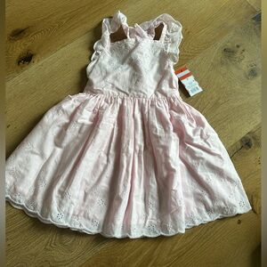 Cat & Jack Light Pink Eyelet Dress
